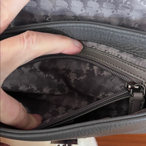 Like new Karl Lagerfeld Gray Quilted Bag with Chain - Picture 11 of 16